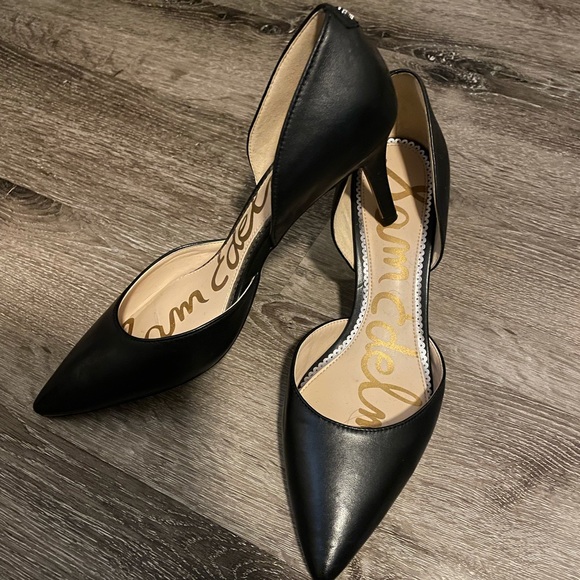 Sam Edelman Black Kitten Heel - Picture 1 of 4